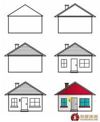 房屋设计图简笔画大全图片,房屋设计图手绘图